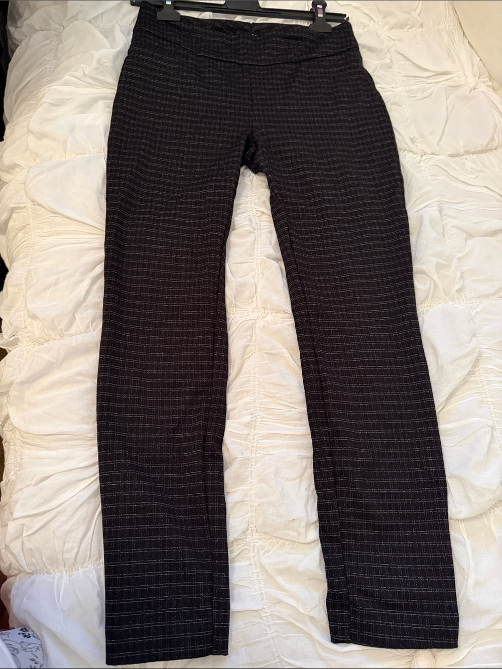 Dalia Black With Square stretch Leggings Sz S NEW NO TAG